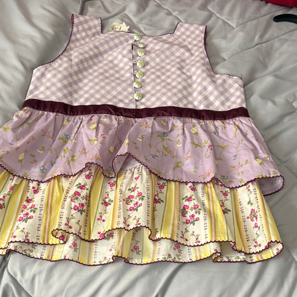 Matilda Jane Purple and Yellow Floral Blouse - Picture 3 of 4